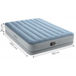Veľký nafukovací matrac pre dve osoby 203x152x36 cm s integrovanou elektrickou pumpou INTEX 64159