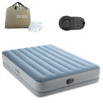 Veľký nafukovací matrac pre dve osoby 203x152x36 cm s integrovanou elektrickou pumpou INTEX 64159