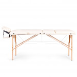 Drevený masážny a rehabilitačný stôl 3-segmentový - skladací