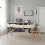 Drevený masážny a rehabilitačný stôl 3-segmentový - skladací