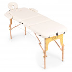 Drevený masážny a rehabilitačný stôl 3-segmentový - skladací