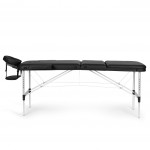 Hliníkový masážny a rehabilitačný stôl 3-segmentový - skladací