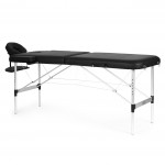 Hliníkový masážny a rehabilitačný stôl 2-segmentový - skladací