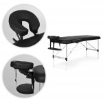 Hliníkový masážny a rehabilitačný stôl 2-segmentový - skladací