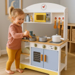 Detská kuchynka - 12 drevených doplnkov ECOTOYS Detská kuchynka - 12 drevených doplnkov ECOTOYS