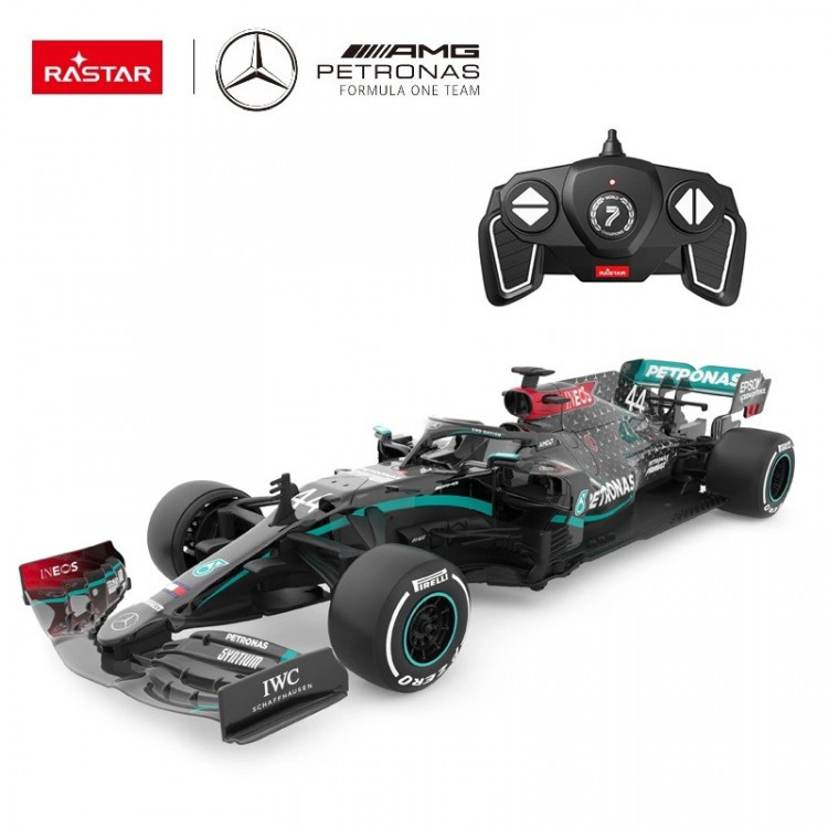 Formula na diaľkové ovládanie Mercedes-AMG F1 W11 EQ Performance v mierke 1:18 Rastar 98500