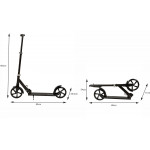 Skladacia kolobežka pre deti, nastaviteľná výška 95-105 cm Skladacia kolobežka pre deti, nastaviteľná výška 95-105 cm