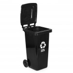 Odpadkový kôš na zmiešaný odpad 120L - gumené kolesá