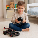 Terénne auto na diaľkové ovládanie 1:18 - čierne Terénne auto na diaľkové ovládanie 1:18 - čierne