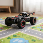 Terénne auto na diaľkové ovládanie 1:18 - čierne Terénne auto na diaľkové ovládanie 1:18 - čierne