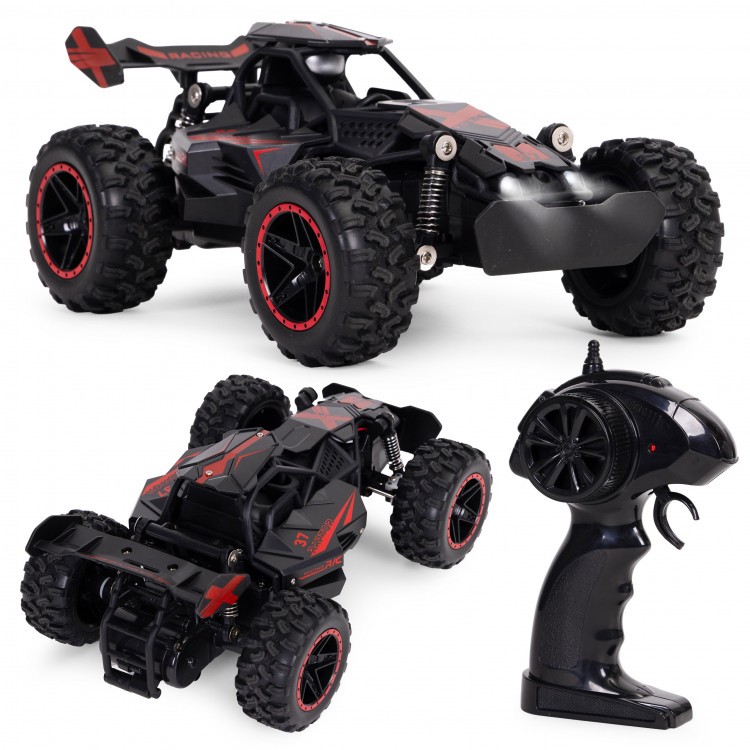 Terénne auto na diaľkové ovládanie 1:18 - čierne Terénne auto na diaľkové ovládanie 1:18 - čierne