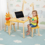 Detský set nábytku stôl + 2 stoličky žirafa ECOTOYS