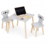 Detský set nábytku stôl + 2 stoličky koala ECOTOYS