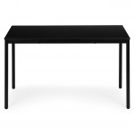 Jedálenský kuchynský stôl pre 4-5 osôb počítačový stôl 120x60 cm čierny ModernHome