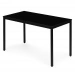 Jedálenský kuchynský stôl pre 4-5 osôb počítačový stôl 120x60 cm čierny ModernHome