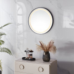 LED okrúhle zrkadlo - 60 cm 3 farby dotykový spínač, ModernHome