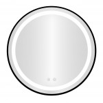 LED okrúhle zrkadlo - 60 cm 3 farby dotykový spínač, ModernHome