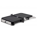 Elektrický kontaktný gril panini, vrúbkované platne 2000W KADEN