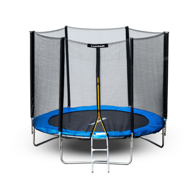 Trampolína s vonkajšou sieťou s priemerom 8 stôp 244-252 cm + rebrík