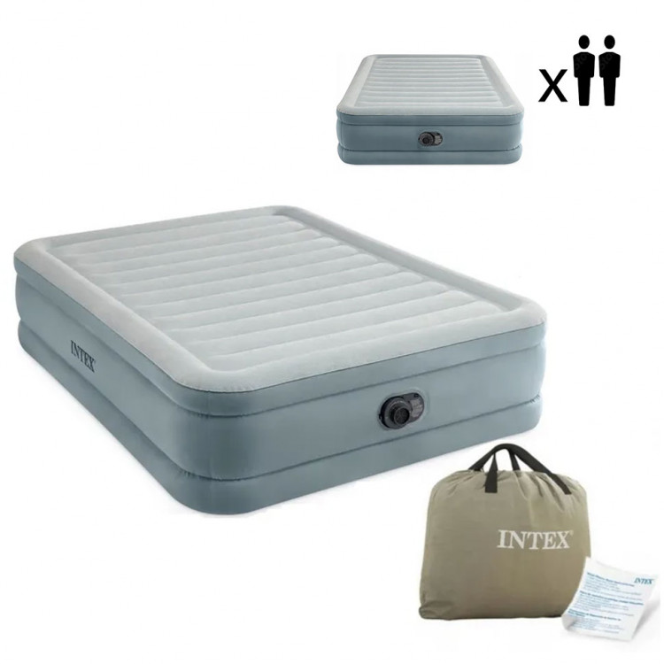 Nafukovací matrac 203x152x46 cm s integrovanou elektrickou pumpou INTEX 64824