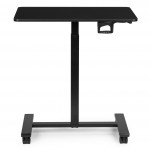 Mobilný písací stôl 70x48 cm - nastaviteľná výška 71,5-112 cm čierny ModernHome Mobilný písací stôl 70x48 cm - nastaviteľná výška 71,5-112 cm čierny ModernHome