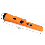 Ručný vodotesný detektor kovov Pinpointer s LED baterkou