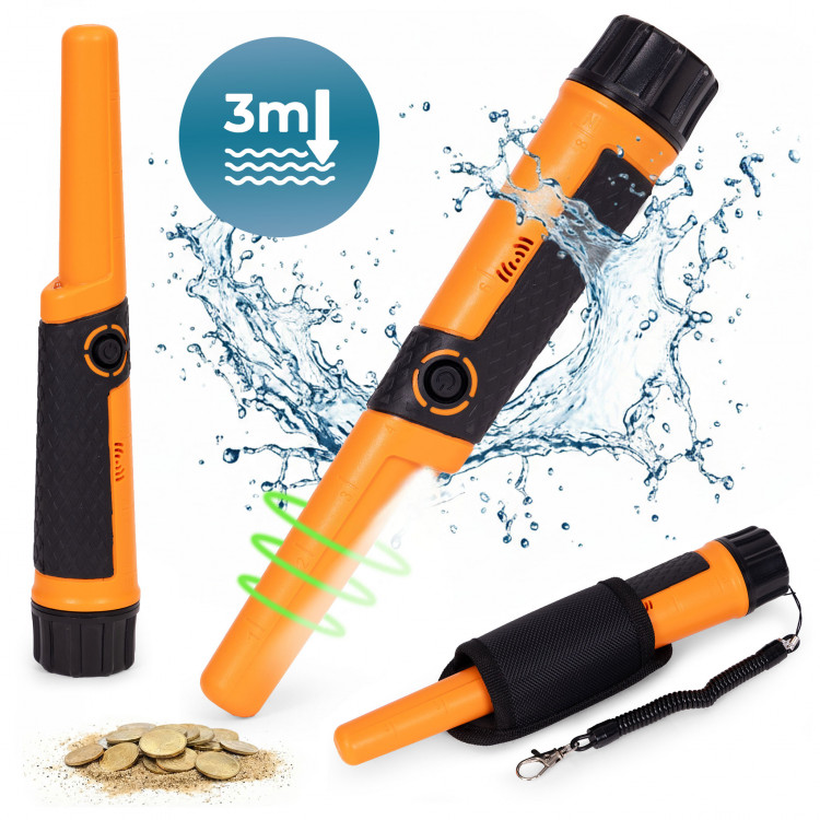 Detektor kovov Pinpointer - vodotesný s LED baterkou Detektor kovov Pinpointer - vodotesný s LED baterkou