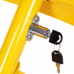 Skladacia parkovacia zábrana s kľúčom 40 cm