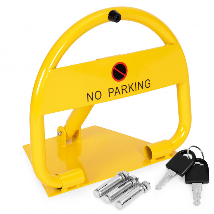 Skladacia parkovacia zábrana s kľúčom 40 cm