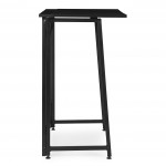 Skladací počítačový stôl 80x45 cm, čierny ModernHome
