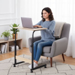 Mobilný stôl na notebook - svetlý dub ModernHome
