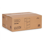 Nočný stolík s LED osvetlením - 2 zásuvky biely ModernHome