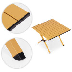 Turistický skladací stôl 60x60 cm - s taškou MultiGarden