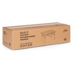 Turistický skladací stôl 95x55 cm kempingový stôl s taškou čierny MultiGarden