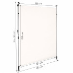 Upínacia kľučka na roletu s nastaviteľnou výškou béžová MultiGarden