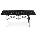 Skladací stôl 120x55 cm s taškou - čierny MultiGarden