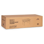 Skladací stôl 120x55 cm s taškou - čierny MultiGarden