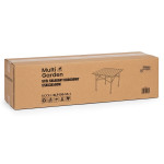 Turistický skladací stôl 53x55 cm s taškou - čierny MultiGarden