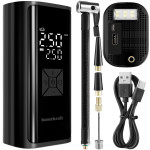Elektrická pumpa na bicykel - 6000mAh LED baterka Elektrická pumpa na bicykel - 6000mAh LED baterka