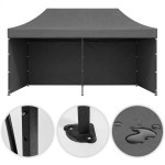 Automatický samoskladací stan 3x6m - sivý MultiGarden