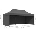 Automatický samoskladací stan 3x6m - sivý MultiGarden