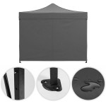 Automatický samoskladací stan 3x3m - sivý MultiGarden