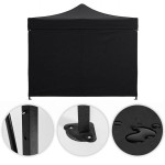 Záhradný samoskladací stan 3x3m - čierny MultiGarden