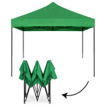 Záhradný samorozkladací stan s baldachýnom 3x3m - zelený MultiGarden