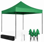 Záhradný samorozkladací stan s baldachýnom 3x3m - zelený MultiGarden