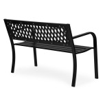 Záhradná lavička s ažurovým operadlom 120x50 cm MultiGarden