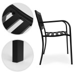 Záhradná lavička s ažurovým operadlom 120x50 cm MultiGarden