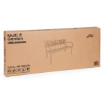 Záhradná lavička s ozdobným operadlom 120x50 cm MultiGarden