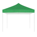 Krycia strecha 3x3 m pre záhradný pavilón 420D PVC zelená MultiGarden