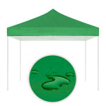 Krycia strecha 3x3 m pre záhradný pavilón 420D PVC zelená MultiGarden